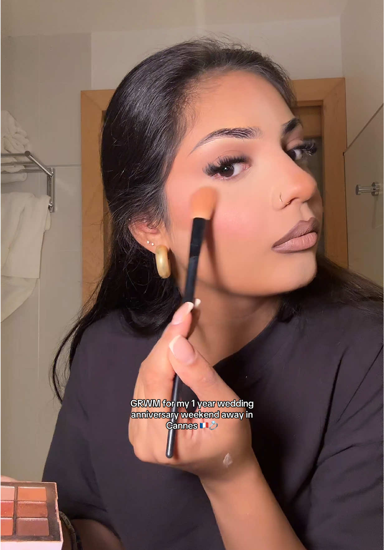 Grwm in Cannes 🤍 Products  @SimpleSkincareUK face wash  @NIVEA UK moisturiser  @L.A. Girl Cosmetics peach corrector  @tarte cosmetics @NARS Cosmetics foundation & eyeshadow  @mavenbeauty eyeshadow @PINKHONEY blush & bronzer  @MaybellineUK powder  @Huda Beauty powder  @nyxcosmetics_uk brow pen & bronzer & lipstick  @Primark blush  @Sleek Make-up Store lip liner  @HNB Cosmetics lipstick  @Pixi Beauty lipstick  #grwm #makeupgrwm #makeup #holidaymakeup #fyp 