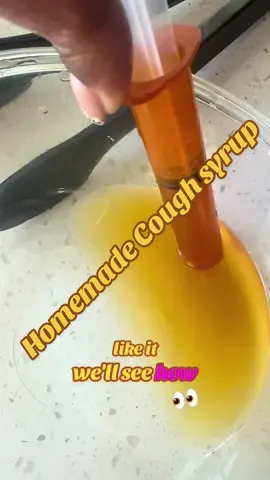 Trying homemade cough syrups. It's respiratory season and these colds have got to go.  #MomsofTikTok #momtok #homeremedy 