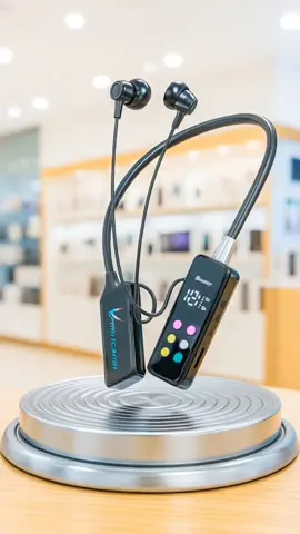 HD Screen Bluetooth Neckband Headphones Headphone Leher Bluetooth 5.4 HiFi Stereo Outdoor Sports Headset with Mic LED Display Long Battery Life Noise Reduction Waterproof... #HeadsetMewah #Bluetooth54 #SuaraHIFI #GayaModern #PromoElektronik 