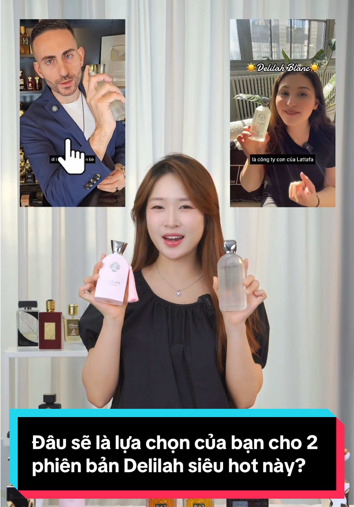 Giữa 2 phiên bản siêu cuốn này. Đâu sẽ là sự lựa chọn của bạn???  #nuochoachinhhang #nuochoa #delilah #delilah #delilahblanc 