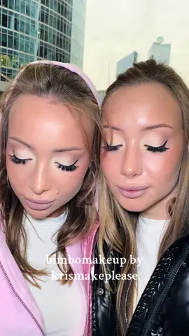 макияж для близняшек 🫶🏼 #bimbomakeup #bimbo #bimbotiktok #bimbocore #bimbooday 