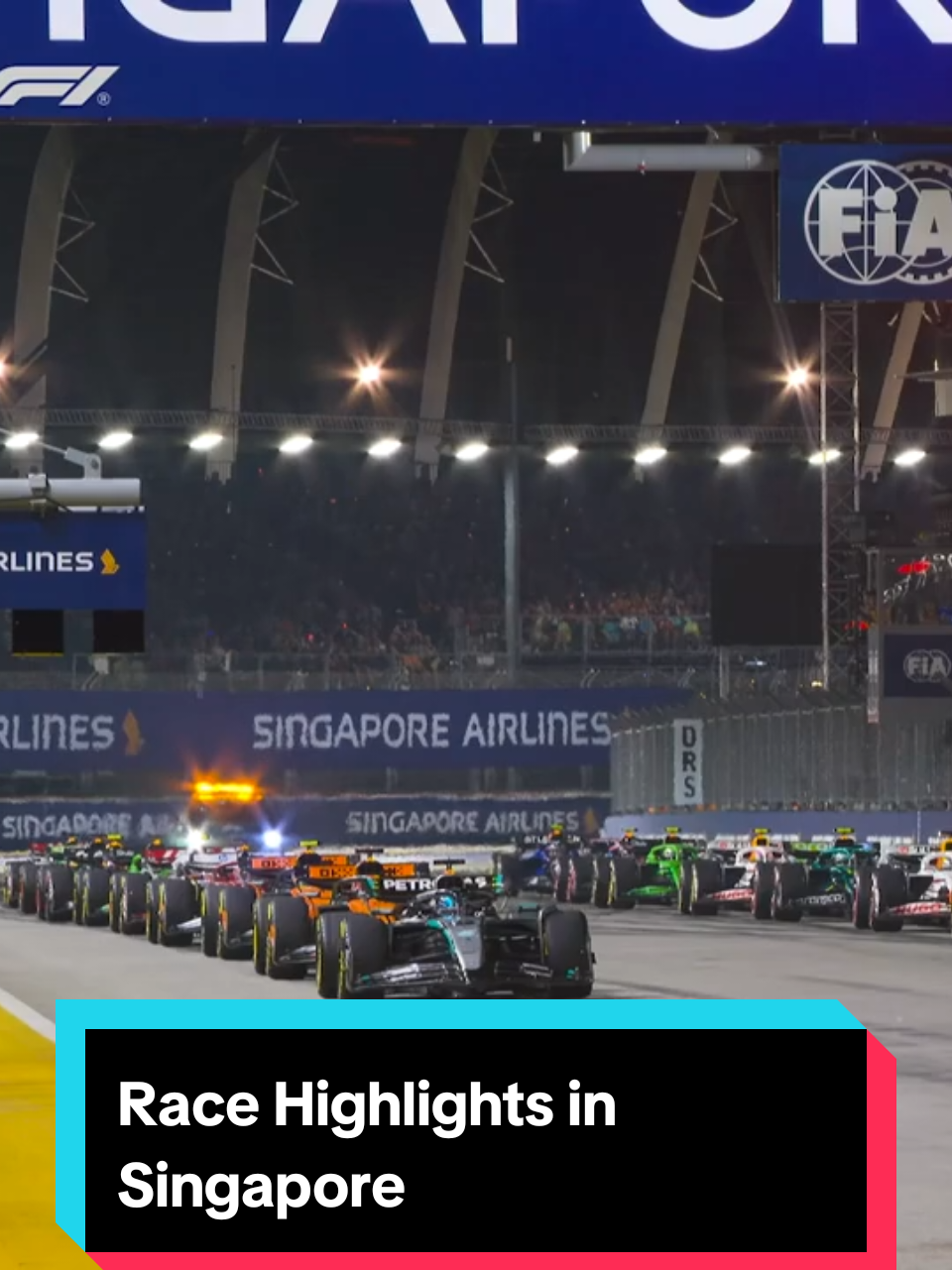 Race Highlights | 2025 Singapore Grand Prix #shorts #formula1 #SingaporeGP #f1 #viral 