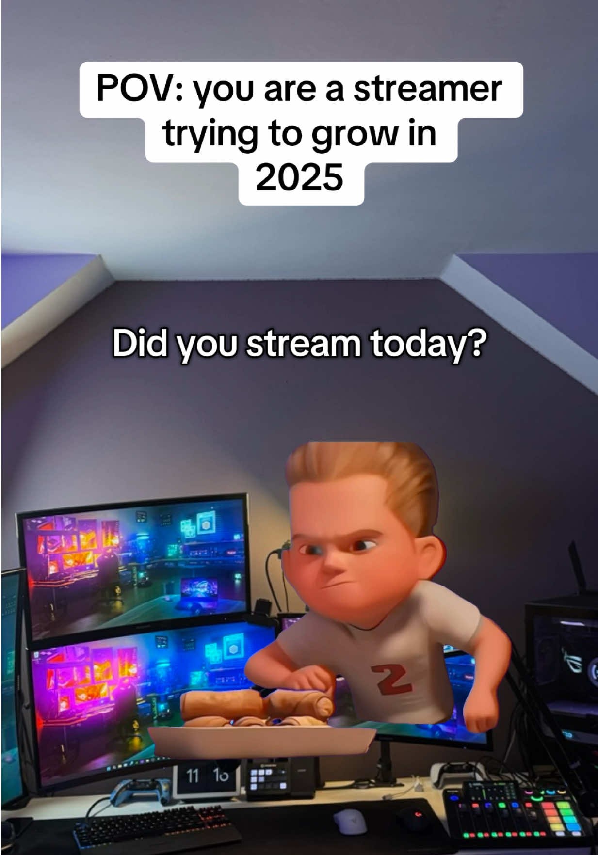 Who else relates to this.. it’s a grind to grow as a streamer in 2025! But we are fully committed to the growth! 🩷✨| #comfortstreamer #scottishstreamer #twitchstreamer #fyp #streamersupport 