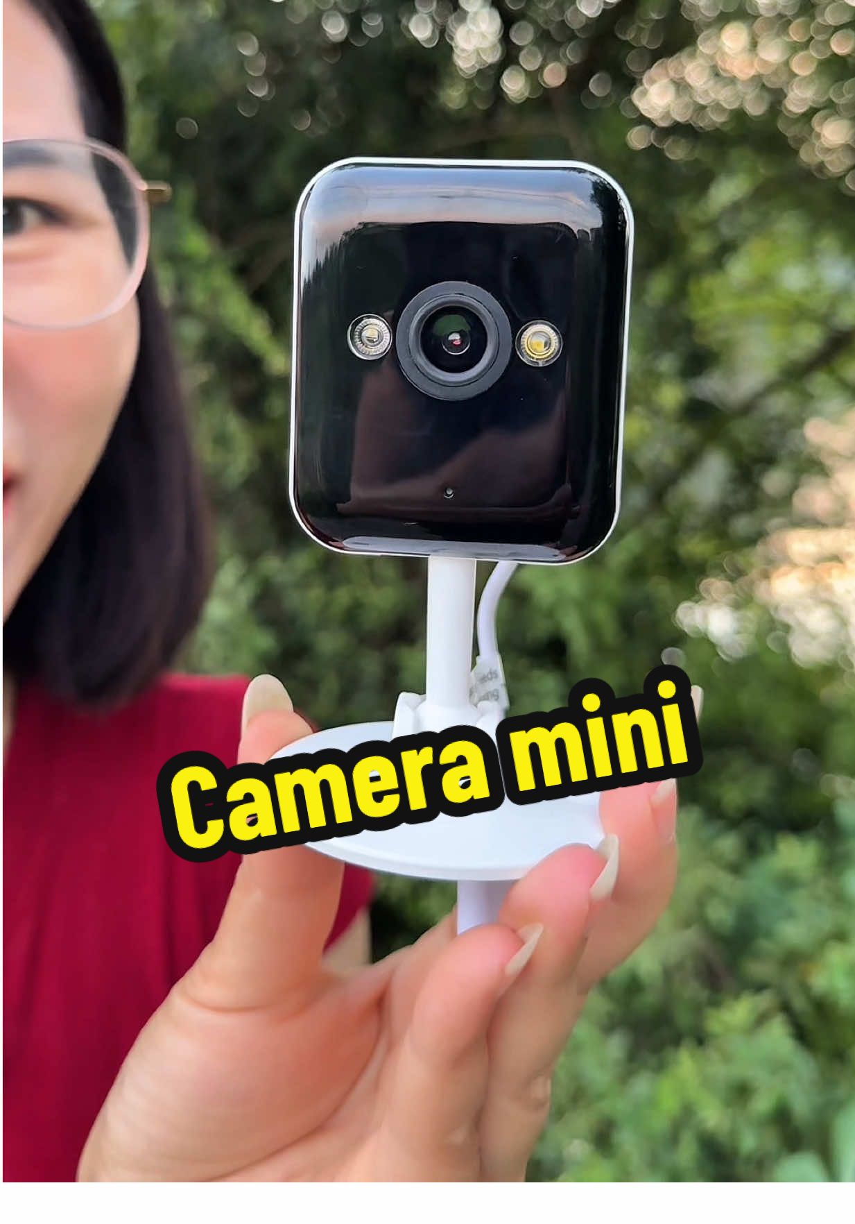 Máy ảnh cửa sổ cho gia đình, camera an ninh mini, độ phân giải 1080p; chống nước tốt; phát hiện chuyển động, theo dõi chuyển động giá tri ân#ebichnhanong #xuhuong #camera #cameramini #viral 