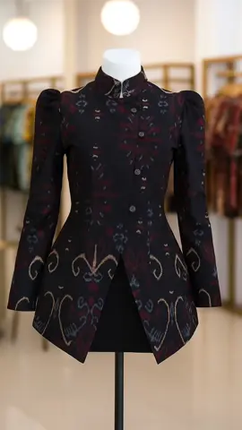 Blouse Batik Janggan Wanita Lengan Puff Bahan Katun Prima Solo Premium#blousemurah #blousekekinian #blousebatik #blousecantik #fyp 