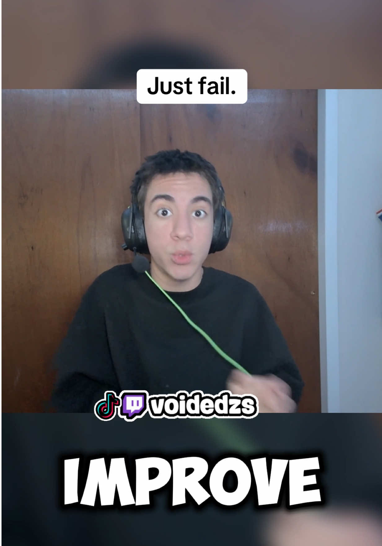 Every failure is one step closer to winning❤️‍🩹 || Twitch: voidedzs #voidedzs #streamer #smallstreamer #advice #viral 