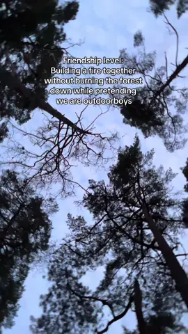 The best times tho! #bushcraftsurvival #outdoorvibes #campfires #fireplace #bushcrafting 