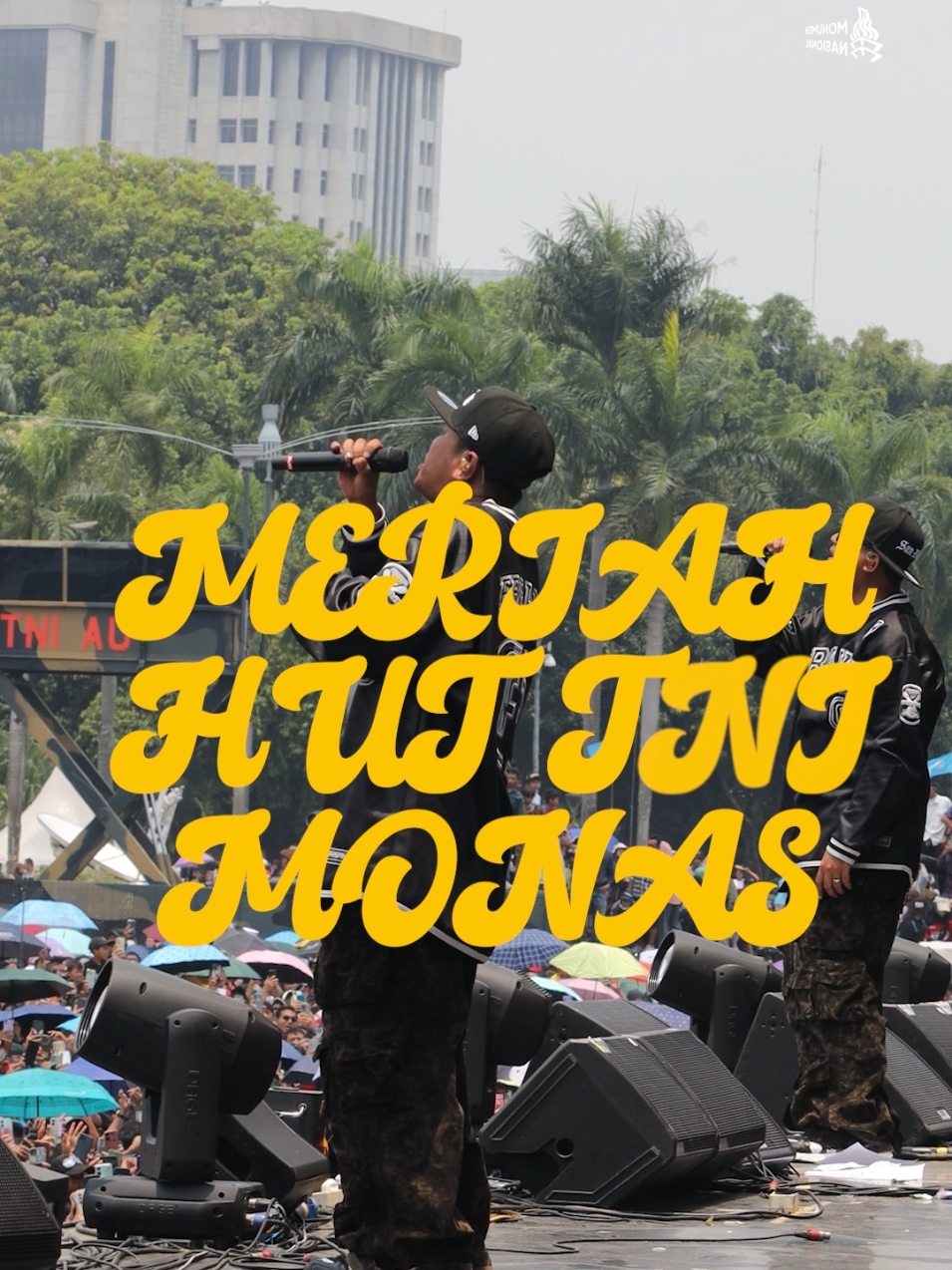 Meriah Banget Hut TNI di Monas #huttni80 #huttni #ndxaka #monas #monumennasional #monasjakarta #ayokemonas #sahabatmonas #liburan #jalanjalan #kemonasaja #wisata 