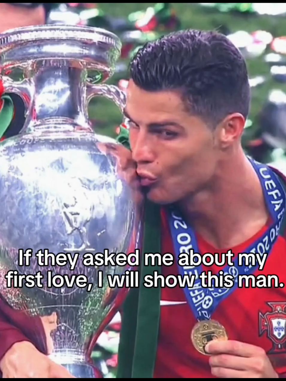 My First love 🫶💌. !!! and whose yours #fyp #real #relatable #cristianoronaldo #repost 