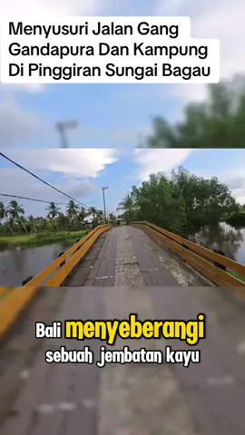 Menyusuri jalan gang gandapura dan perkampungan dipinggir sungai bagau #banjarmasin #fy #Vlog #motovlogger #fypシ゚ 