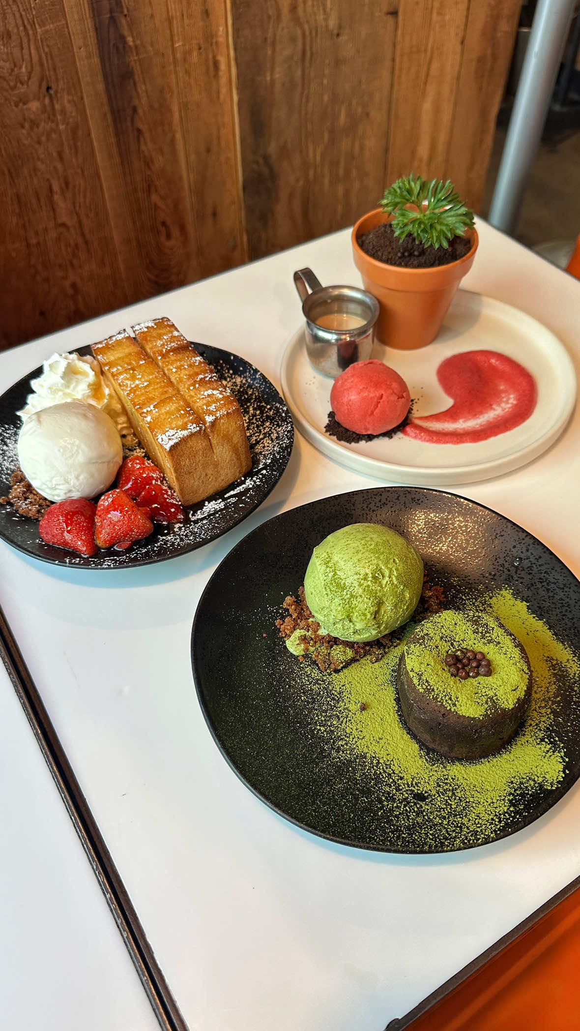 THE CRAZIEST DESSERTS IN NYC 🍵🍨🍓 - @Spot Dessert Bar is the SPOT to be for incredible, unique desserts! 🤭 - 📍Spot Dessert Bar | 39-16 Prince St, Flushing, NY 11354 - @spotdessertbar specializes in western-style desserts with asian flavors! Chef @iankittichai - Culinary Director and Partner - creates all the desserts on the menu inspired by his travels and childhood! - All the desserts have such beautiful presentation, and trust me, they taste as good as they look! - On the table: • Harvest • Golden Toast • Matcha Lava - my favorite! - 📍 Locations in the East Village, Flushing, LIC, Astoria, & Cherry Hill, NJ ⏰ NYC locations open until 12am Sun-Thurs and 1am Fri-Sat - WHERE SHOULD I STOP NEXT?! 💬 #perfectonionring #NYC #Flushing #Queens #dessert   