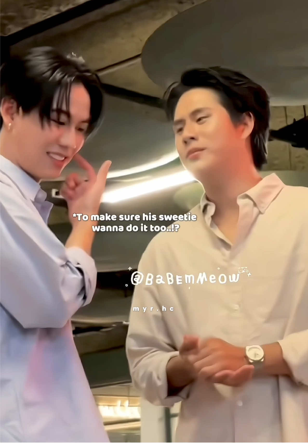 This is sO cUtE fVkkkkk 😭😭😭 | Cre on vid 🙏 #winnysatang #winynny #satangks #winnythanawin #satangkittipop 