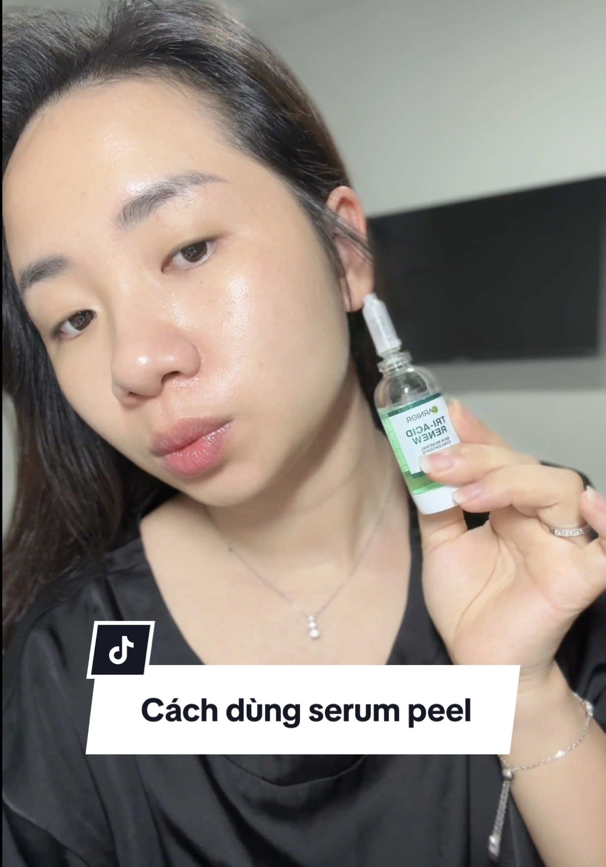 Chắc ai đó sẽ cần vì cách này mình thấy ổn áp và đỡ lích kích hơn  #peel #skincare #serumpeelxanh #HợpTácCùngGarnier #3brothersmedia 