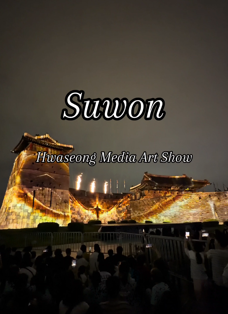 2025 Suwon Hwaseong Media Art 🏰✨️🇰🇷 2025 수원화성 미디어아트 🏰✨️🇰🇷 📅 Period : Sept. 27 (Sat) – Oct. 12 (Sun), 19:00 ~ 22:00 ⏰ 3 times daily on the hour (Approx. 35 minutes per show) 📍 Venue : Hwaseomun Gate, Jangan Park, and Janganmun Gate area, Suwon Hwaseong Fortress ✨ Story : The tale of four fairies who have protected Suwon’s time and space 📅 기간 : 09.27(토) - 10.12(일) 19:00 ~ 22:00 ⏰ 매시 정각, 1일 3회 (회차당 약 35분) 📍 장소 : 수원화성 화서문, 장안공원, 장안문 일원 ✨ 이야기 : 수원의 시간과 공간을 지켜온 네 명의 요정 이야기 #suwon #hwaseong #hwaseongfortress #화성 #수원화성  