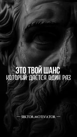 Шанс — это не подарок судьбы, а проверка готовности. Каждый получает его, но лишь немногие видят в нём путь, а не случай. #саморазвитие #философия #потенциал #успех #дисциплина 