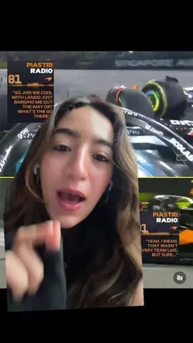 A lot of heat in the McLaren garage👀🔥 #f1 #formula1 #mclarenf1 #oscarpiastri #landonorris 