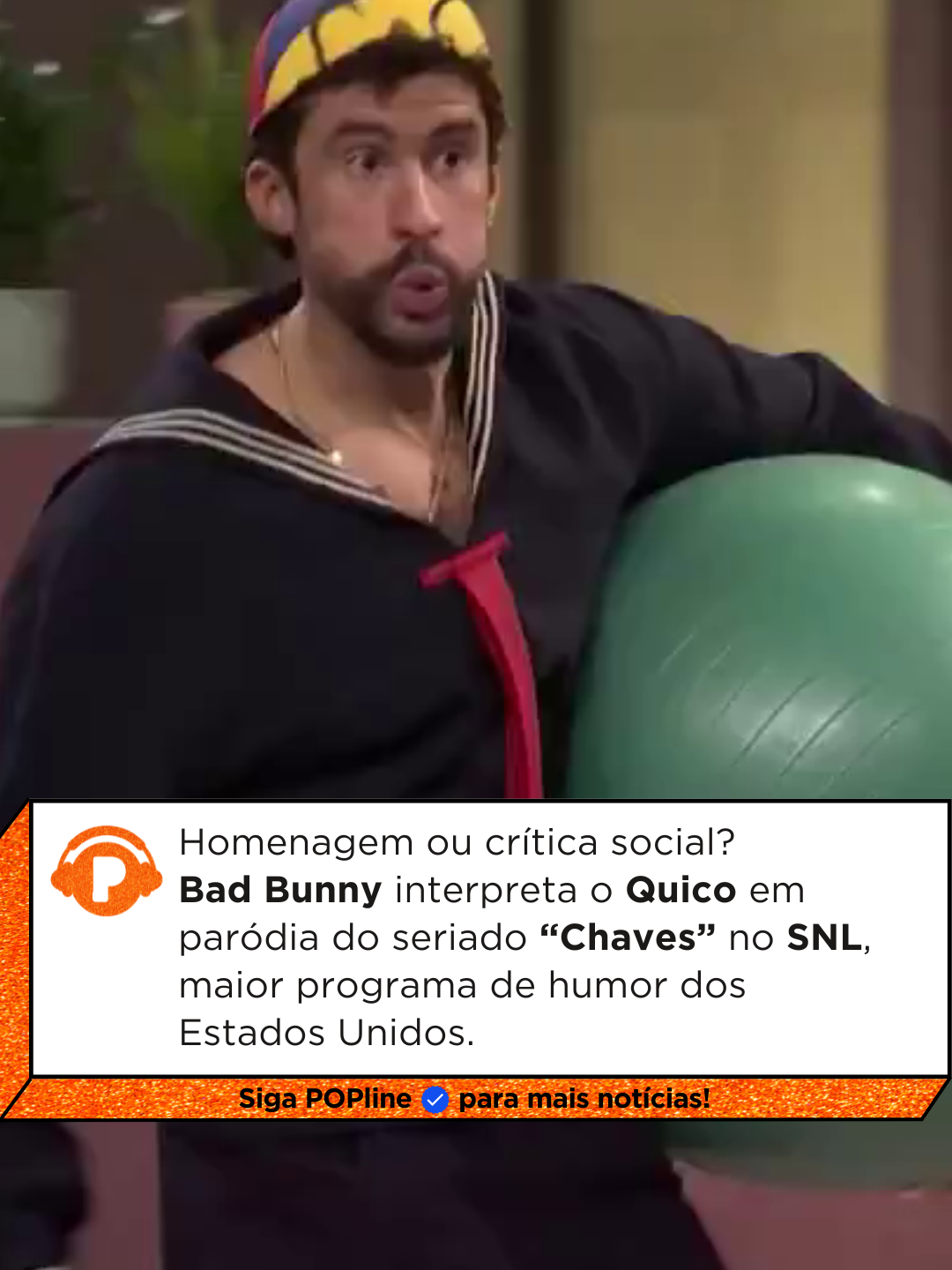 Bad Bunny foi o apresentador convidado do programa 