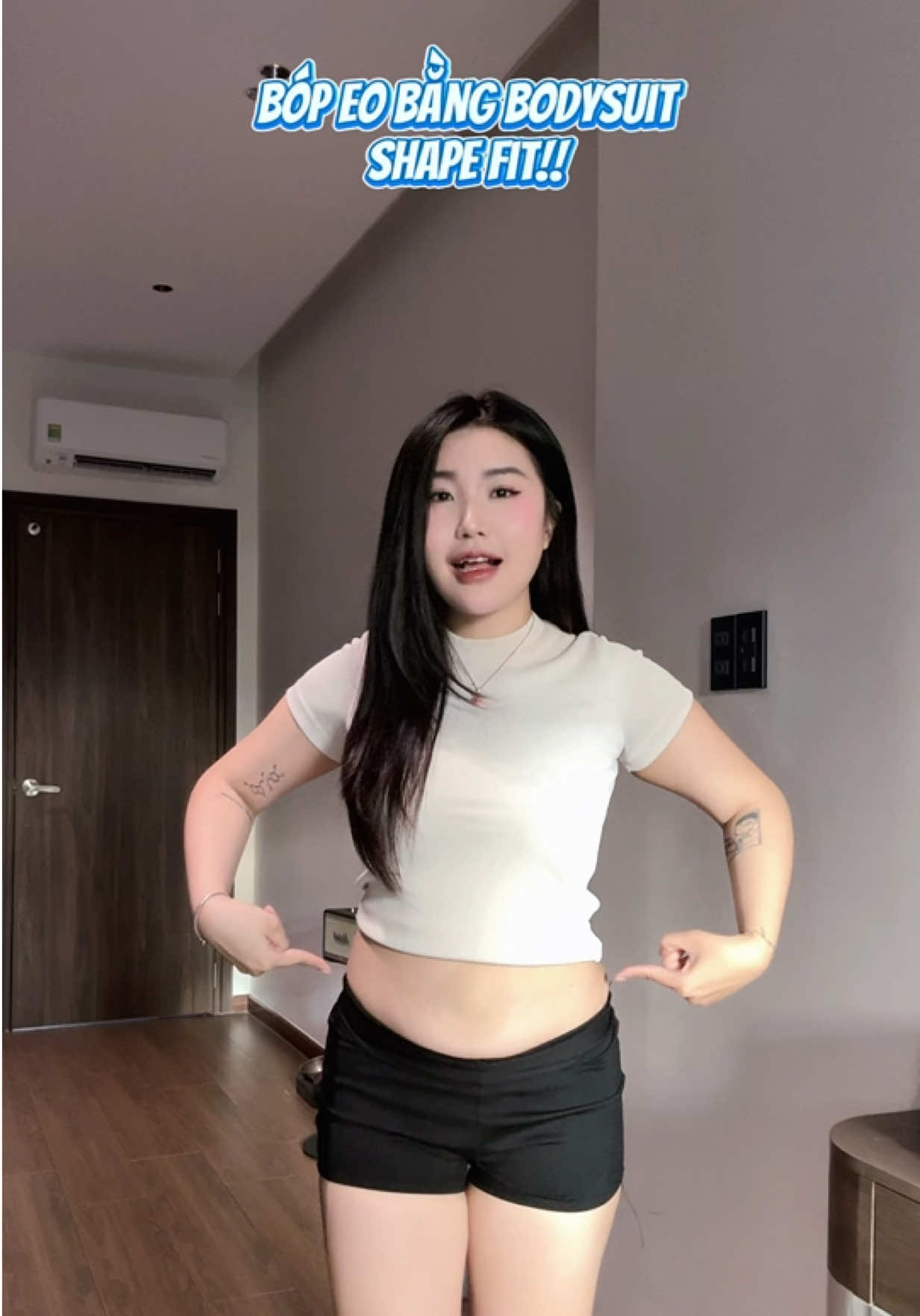 aura +10000 khi mặc đúng phom bodysuit tôn dáng #vymaxiee #reviewbigsize #bigsize #chubby 