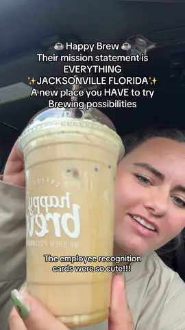 OMG WE NEED TO SUPPORT THIS PLACE 🫶🏻🫶🏻🫶🏻🫶🏻🫶🏻🫶🏻🫶🏻🫶🏻🫶🏻🫶🏻 If you go, let me know what you get  #jacksonville #jaxbeach #jax #fyp #local @Happy Brew Coffee Shop @joshyyyeatsss @Nicholas Gallick @DUUUVAL 