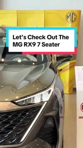 Finding a car in Riyadh | part 1 Let’s check out the MG RX 9 7-seater at their Riyadh showroom.  It’s a really nice car for the price (approx 137,000 SAR for full spec option).  You know me I like some more ‘specs’ that benefit the passenger, a faux boxy defender vibe and I want those camel interiors but let’s keep looking. The price is definitely right!! My husband gave some more details if you’re here for the details 😂 #saudiarabia🇸🇦 #ksa🇸🇦 #mgrx9 #mgcars #expatlife