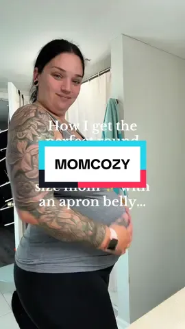 If you’re feeling insecure about your bump, Momcozy belly band has you covered babe!  #bellyband #momcozy #plussizemom #pregnant #fypage 