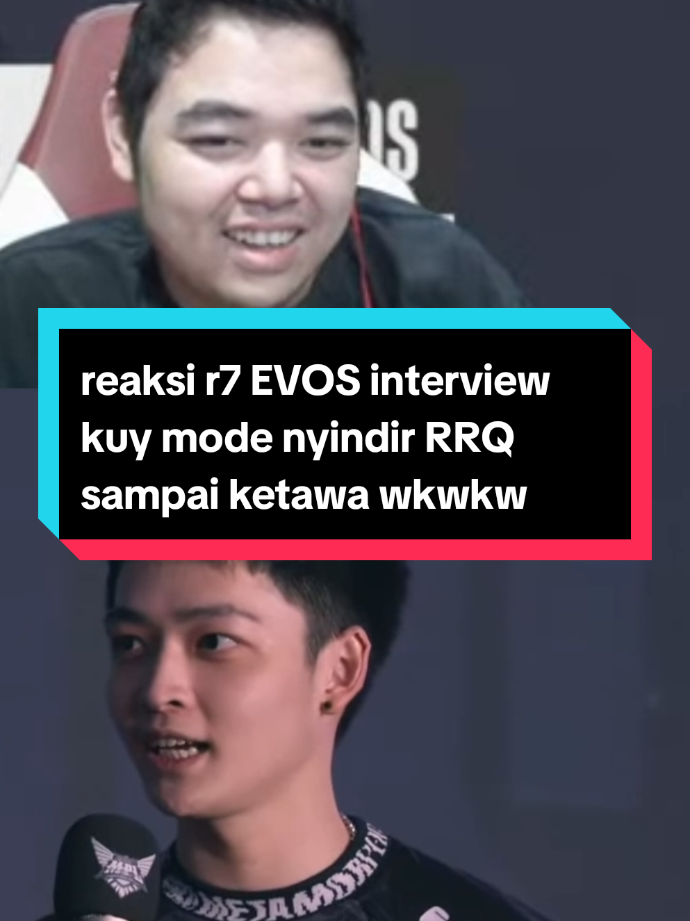 Reaksi r7 EVOS interview kyy Sindir RRQ ngakak! Albert pemecah rekor, nana bagian dari strategi, katakan pada dunia EVOS IS BACK #r7 #evosesports #kyy #albert #interview 
