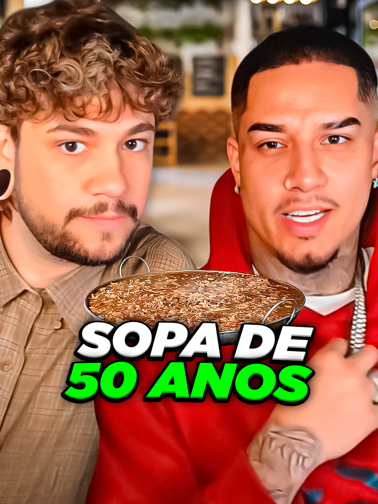 sopa de 50 anos #livedobrino #humor @Kauan e Ana 