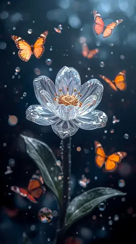 Beautiful Flower #livewallpaper #4kwallpaper #4dwallpaper #wallpaper #butterflies 