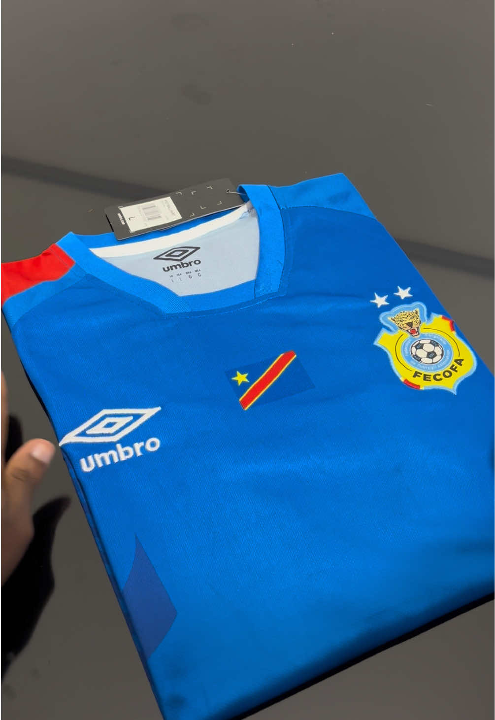 MAILLOT CONGO RDC DOMICILE DISPO ! 07 51 22 12 06 (whatsapp)  Vinted : le.continent.store  ou en magasin 📍paris 5 rue de panama #can2025 #maillotdefoot #tiktokcongo #pourtoii #maillotcongo 