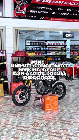 VELG CMG EXACT + BAN ASPIRA PREMIO + DISC GROZA on CRF 🔥 ABADI JAYA MOTOR ROHUL  -Wa / Tlp : 0821-7090-0479 -Tiktok : AJMR MOTORCYCLE  -Instagram : @ajmr_motorcycle  📍 Jl . Lingkar Pasir Pengaraian  #bengkelmotorpasirpengaraian #banmotorpasirpengaraian #velgmotorpasirpengaraian #abadijayamotorrohul #ajmrmotorcycle