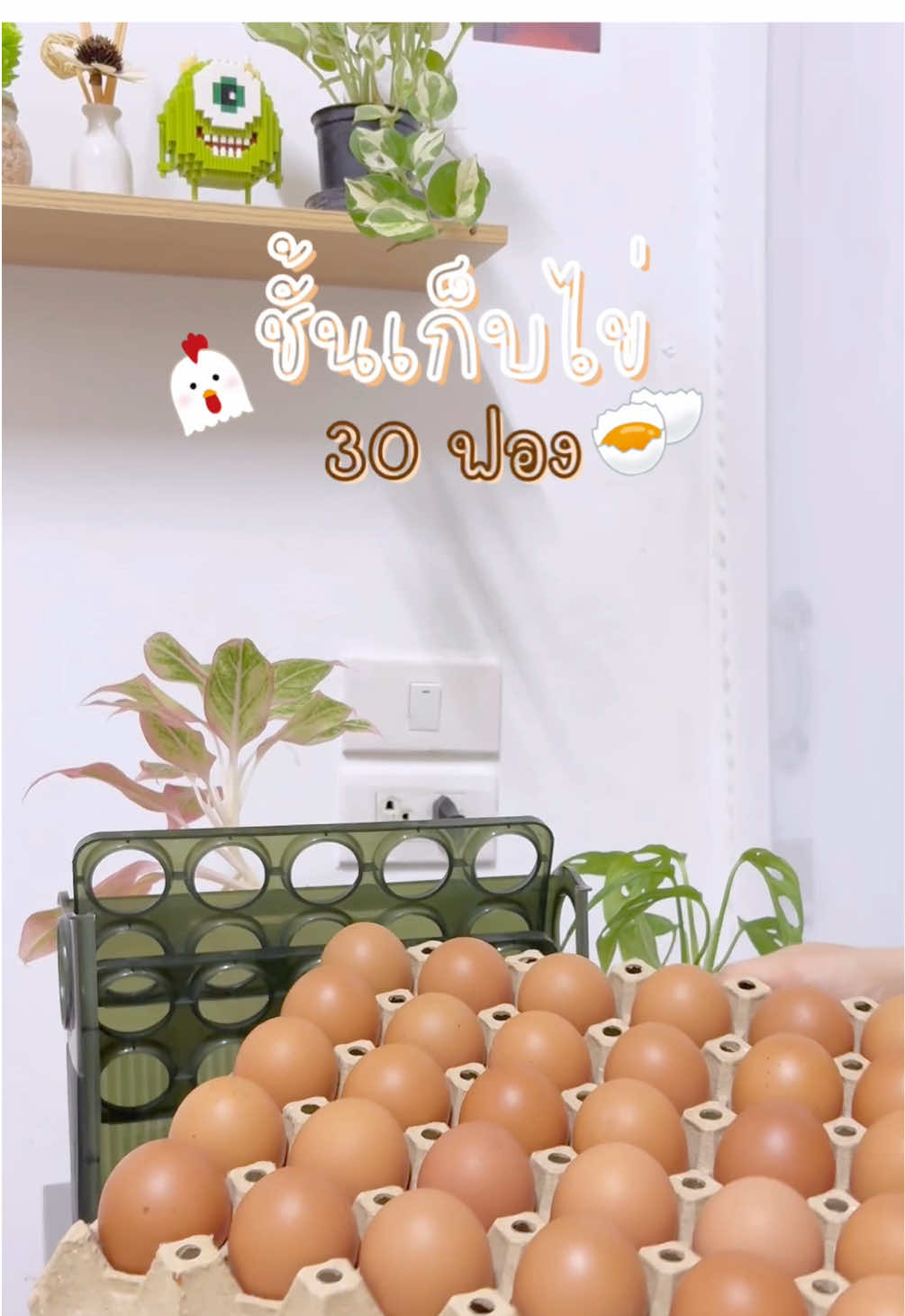 ประหยัดพื้นที่ในตู้เย็นได้ดีสุดๆ🐣 #ชั้นวางไข่ #ของใช้ในบ้าน #ของดีบอกต่อ #เปิดการมองเห็น #tiktokviral 