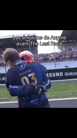 Les émotions de Anyme avant The Last Race