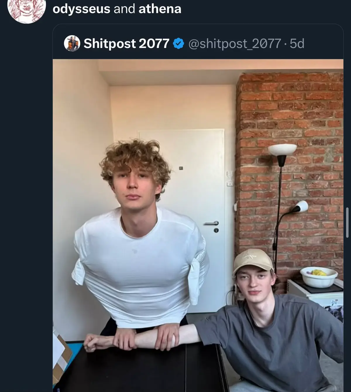 #Epicthemusical #art #Odysseus #Athena #Fyp 