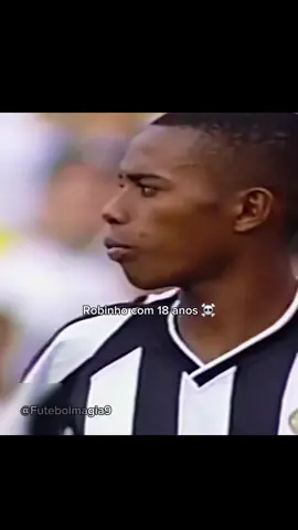 postando novamente!! ☠️🔥 #robinho #futebol #edit #santos #video #skills 