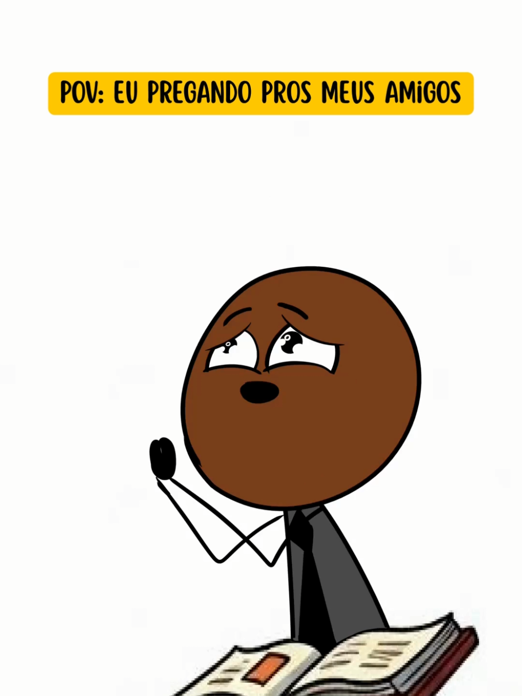 Eu pregando para os meus amigos. #humor #humortiktok #humorcristao #humorgospel 