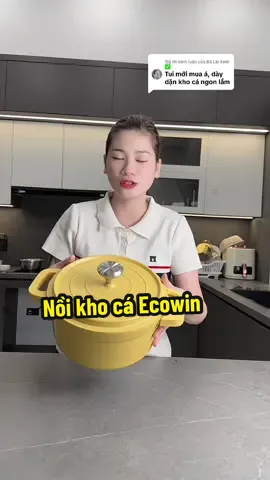 Trả lời @Bà Lài Xinh ✅  Nồi kho cá Ecowin nhôm đúc nguyên khối #noikhoca #noikhothit #noiecowin 