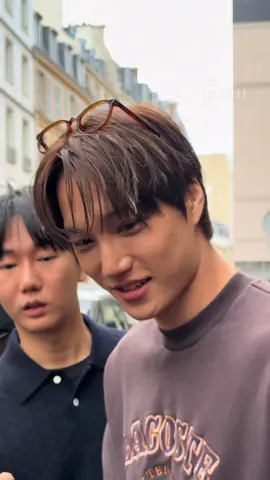 #kai in Paris today #exo #hermes #fasionweek 