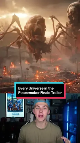 Every Universe in the Peacemaker Finale Trailer #peacemaker#dccomics#dcuniverse#superman#jamesgunn 