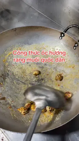 Công thức ốc hương rang muối tại nhà 