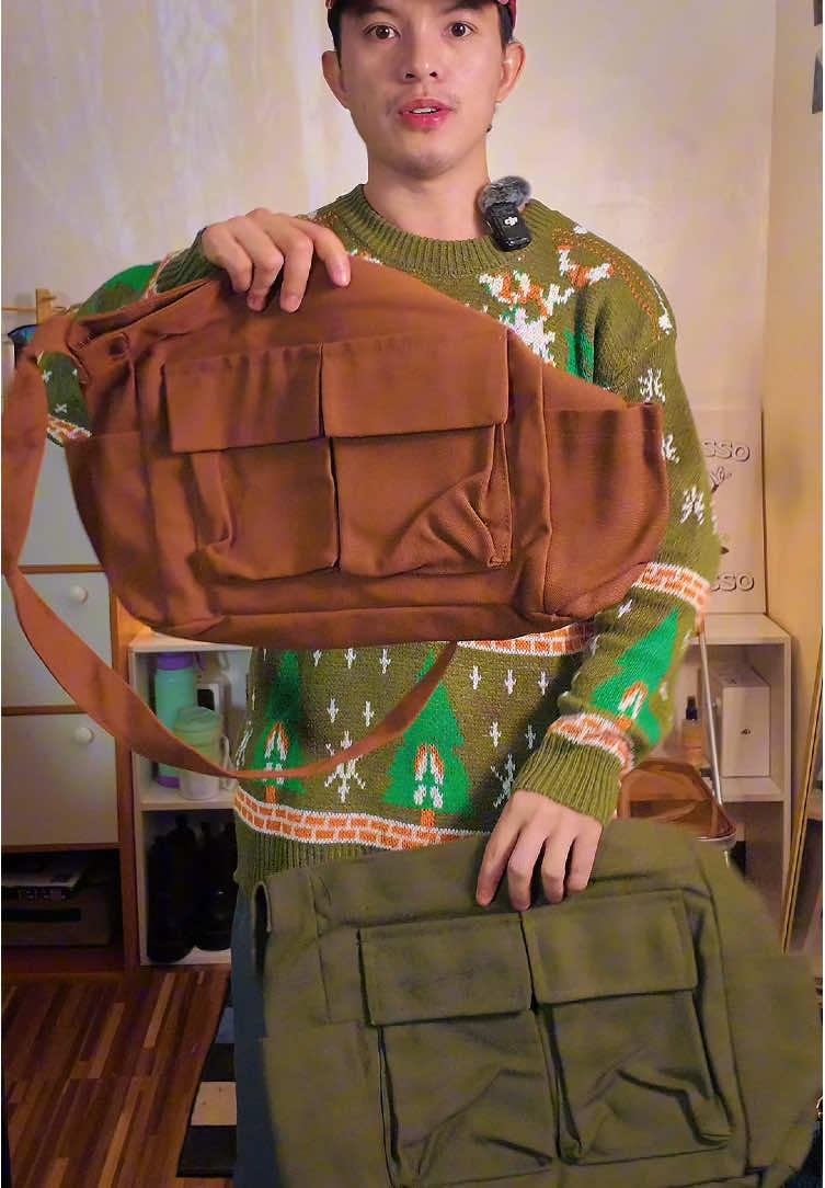 Large Capacity Thick Canvas Messenger Bag Crossbody Bag