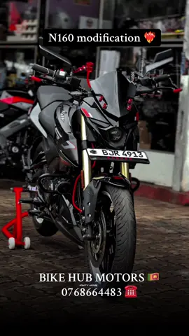 මේ කොලිටිය නෑ නේද කොහෙන් හැදුවත් 😁 එන්න අරගෙන 👇 BIKE HUB MOTORS තිහාරිය Tell-0768664483 ☎️ #foryou #fly #onemillionaudition #n160 #n160modified 