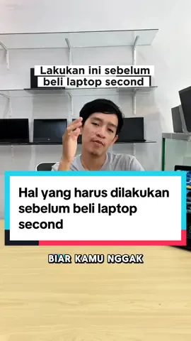 Udah pernah ngecek kayak gini? #laptopsecond #ambarawa #tipsandtricks #fyp