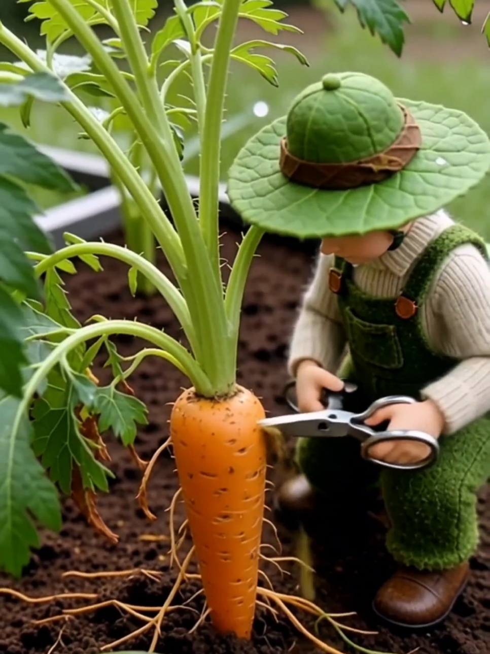 [AI]miniature ai tiny worker farmer carrots#miniature #tinyworkers #animation #fyp #creatorsearchinsights 
