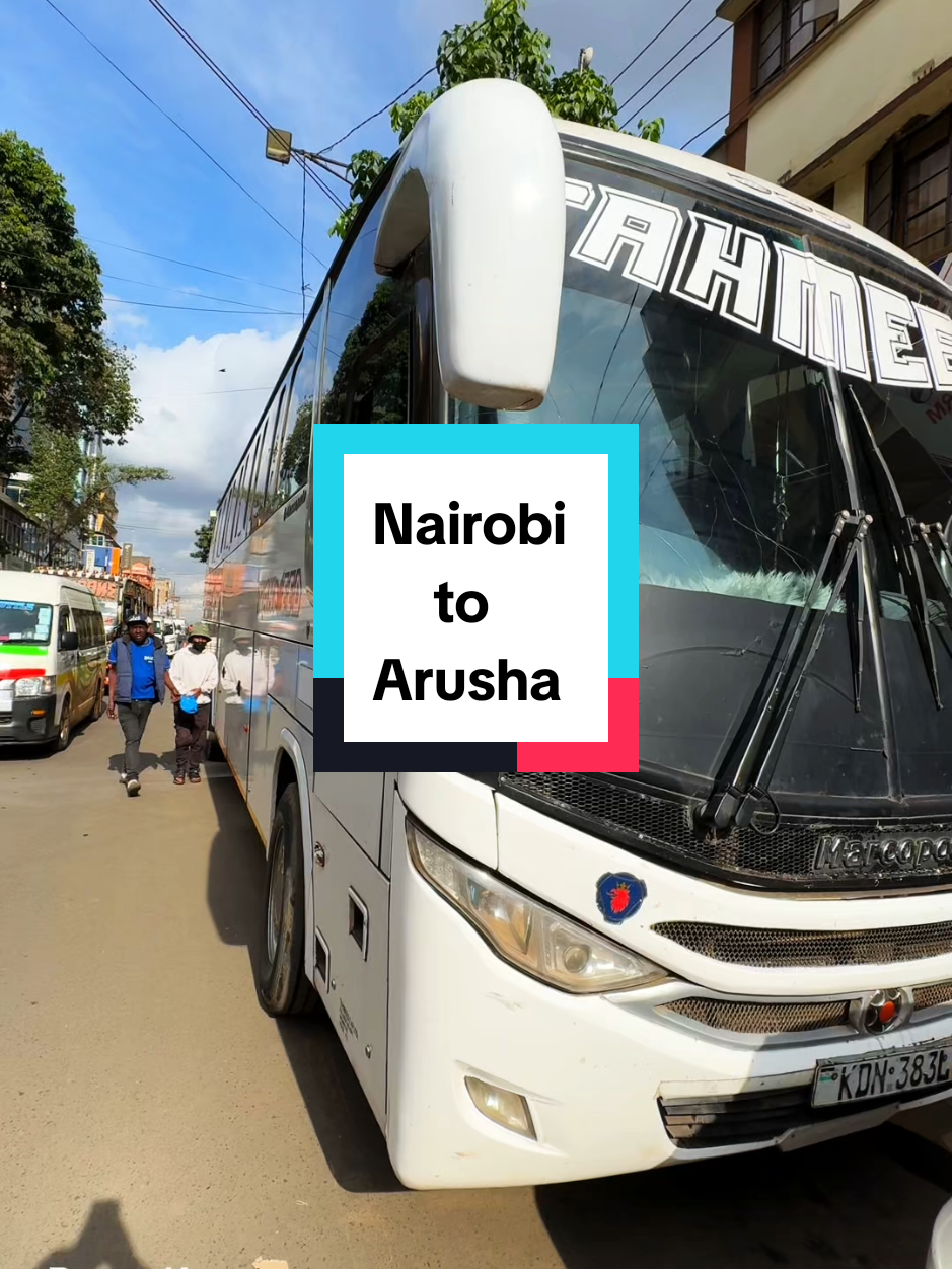 Travel with me from Nairobi to Arusha Tanzania by bus.  #kenyantiktok🇰🇪 