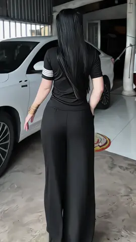 SET Đồ Bộ Nữ Cổ Trụ Cá Tính + Quần Ông Rộng Mặc Nhà Dạo Phố. #setdonu #setdodep #setdoxinh #thoitrang #xuhuongtiktok 