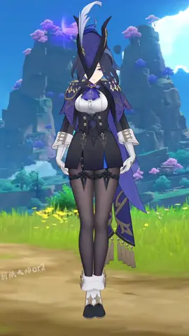 Clorinde :) credit watermark  I forget name  #mmd #GenshinImpact #clorinde  #animegirl #animation tion 
