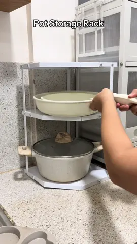 Pot storage rack #potstorage #kitchenorganizer #kitchenstorage #potorganizer #organizer 