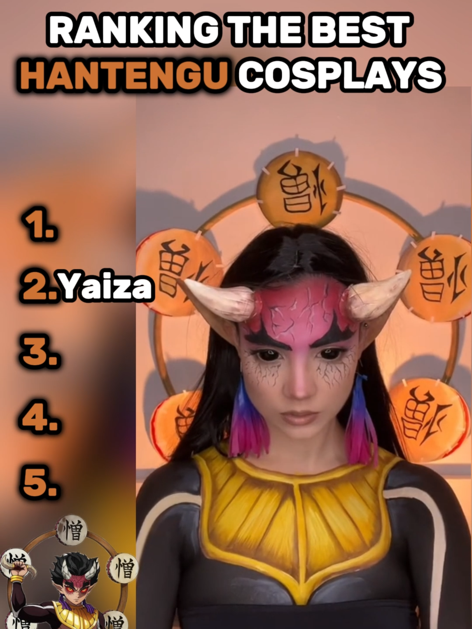 Hantengu Upper Moon 4 #anime #cosplayanime #demonslayer #demonslayercosplay #Hantengu #cosplayhantengu #moon4