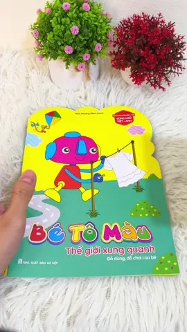 Sách tập tô màu #betaptomau #tomau #tove #mebimsua #tapto 