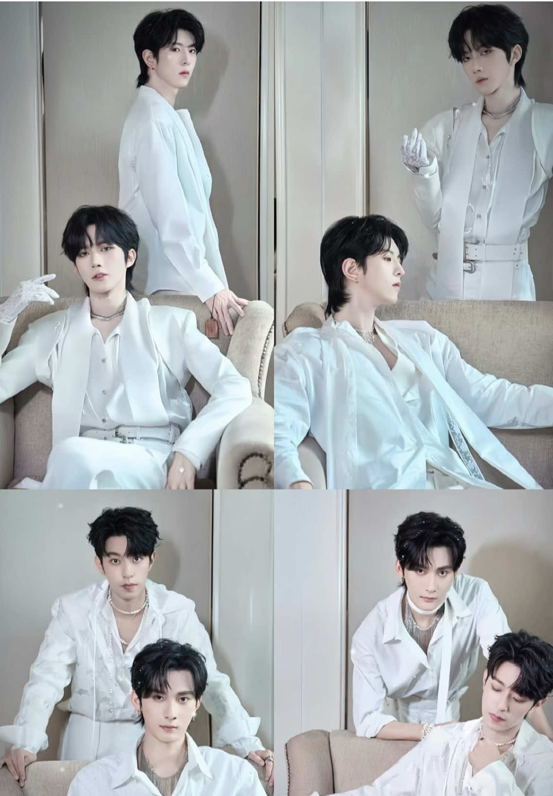 Bốn chàng bạch mã hoàng tử bước ra từ giấc mơ ✨🤍 #desire4 #eliothuang #kipukaqiu #jiangheng #LiPeiEn 